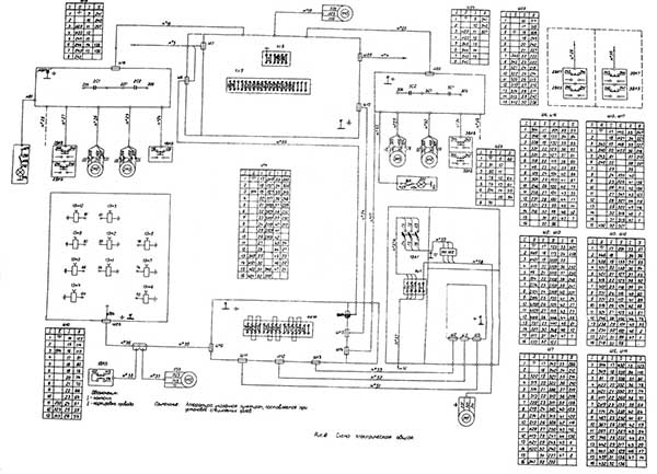 Електрична схема загальна верстата 1512 Електрична схема загальна верстата 1512